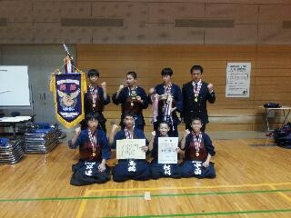 剣道27年度中学男子新人県優勝