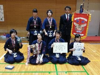 剣道２７度新人女子優勝