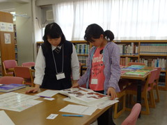 ＯＣ図書館活動体験