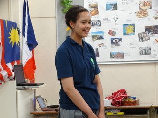 留学生による発表　フランス